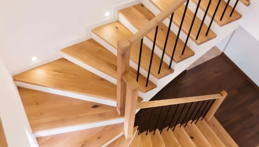 Wood Stairs Refinishing and Installation