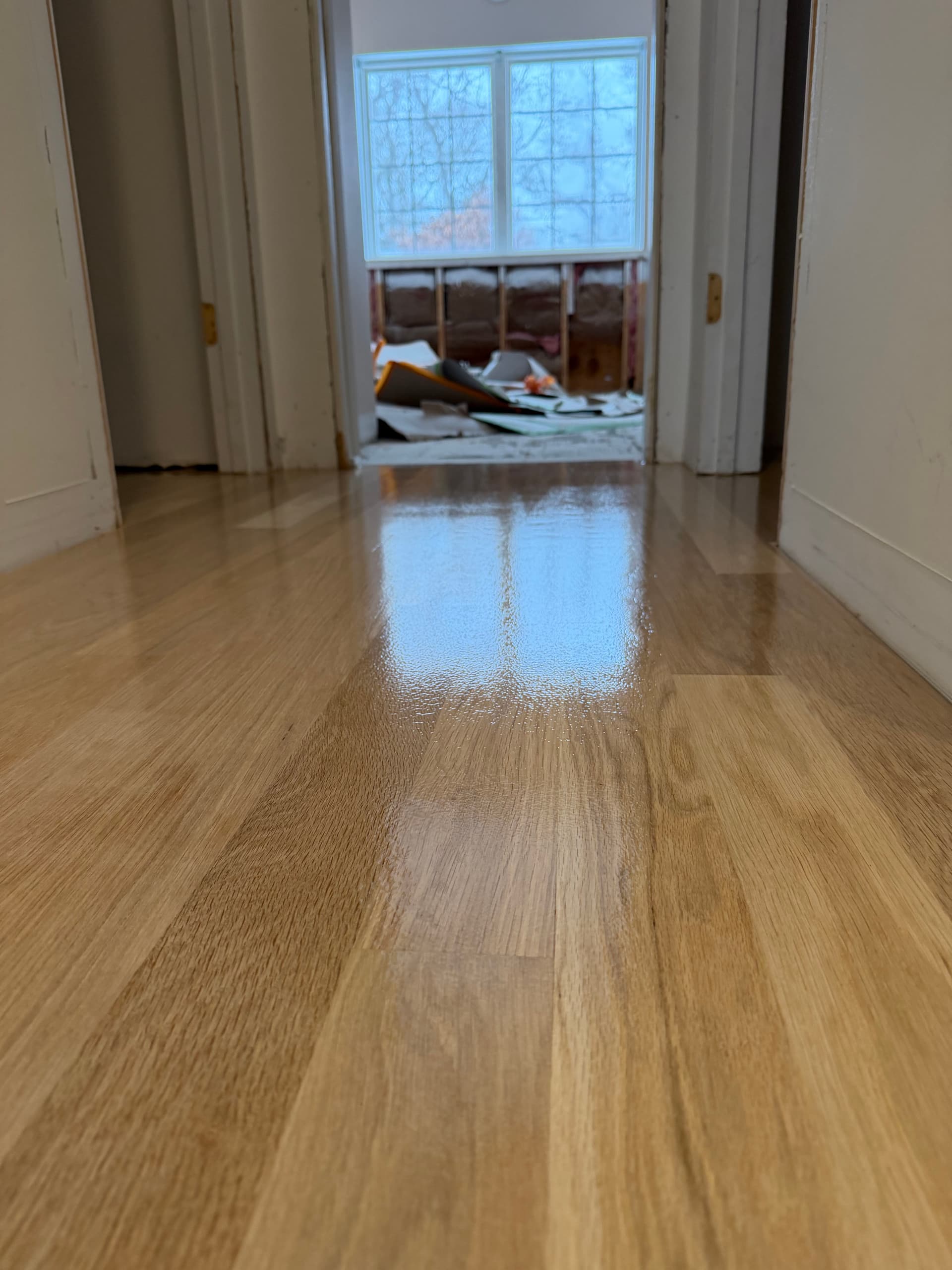 Gallery photos for Stunning White Oak Hardwood Floors with Loba Invisible Protect: Image #1