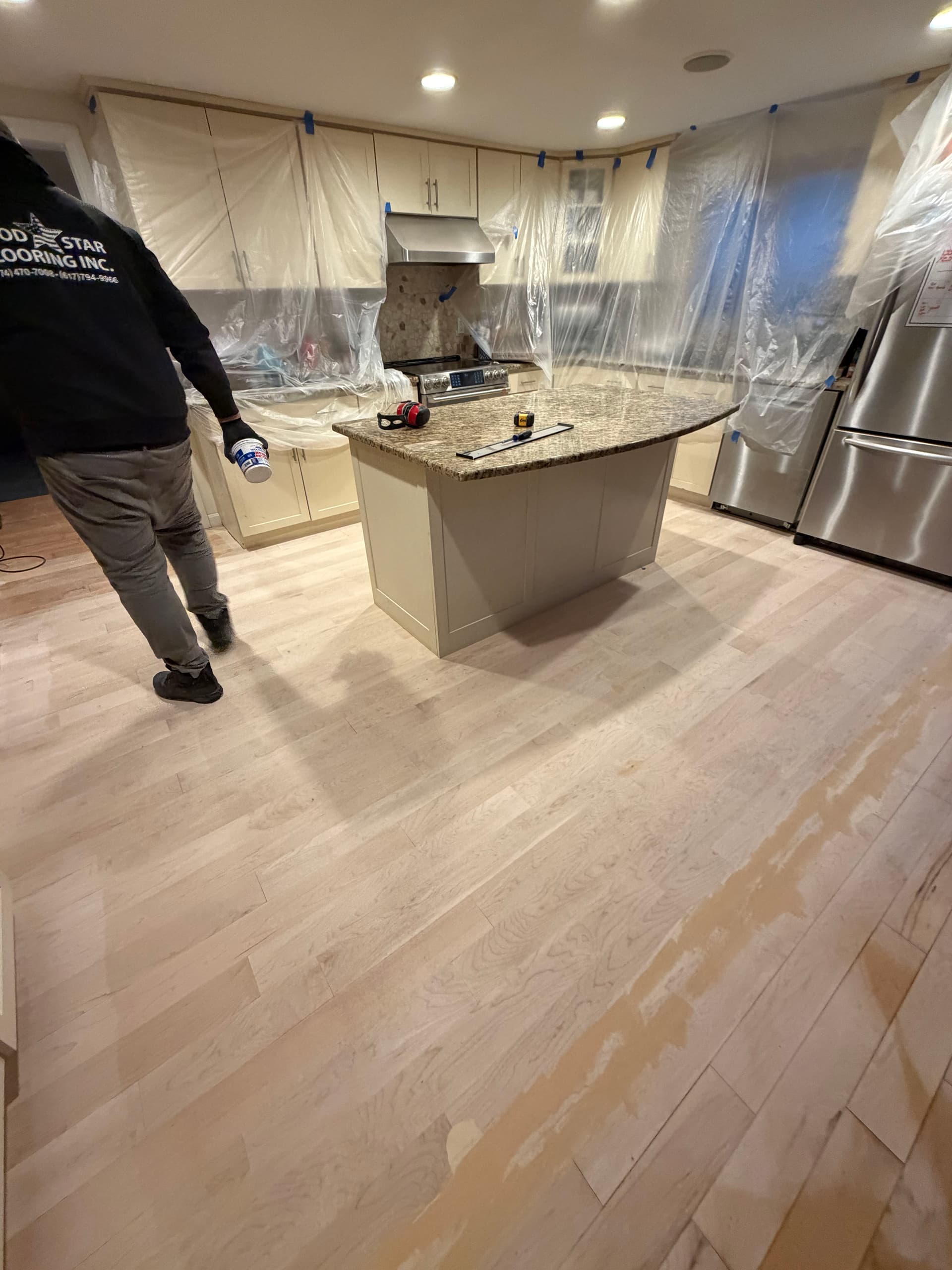 Gallery photos for Kitchen Floor Makeover by Wood Star Flooring Inc.: Image #3