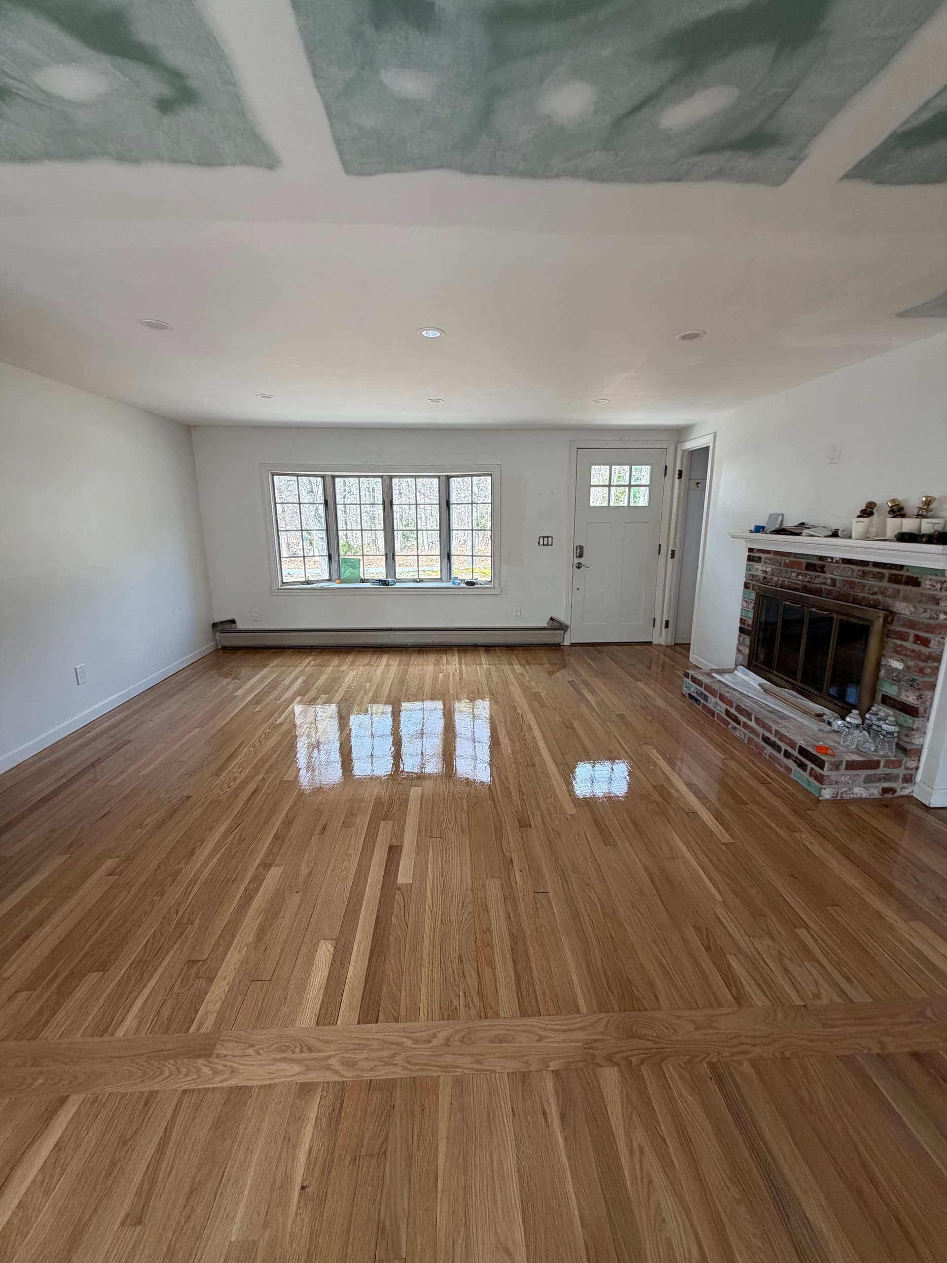 Gallery photos for Old Hardwood Floors Sanded and Finished with Loba Clear Coat: Image #3