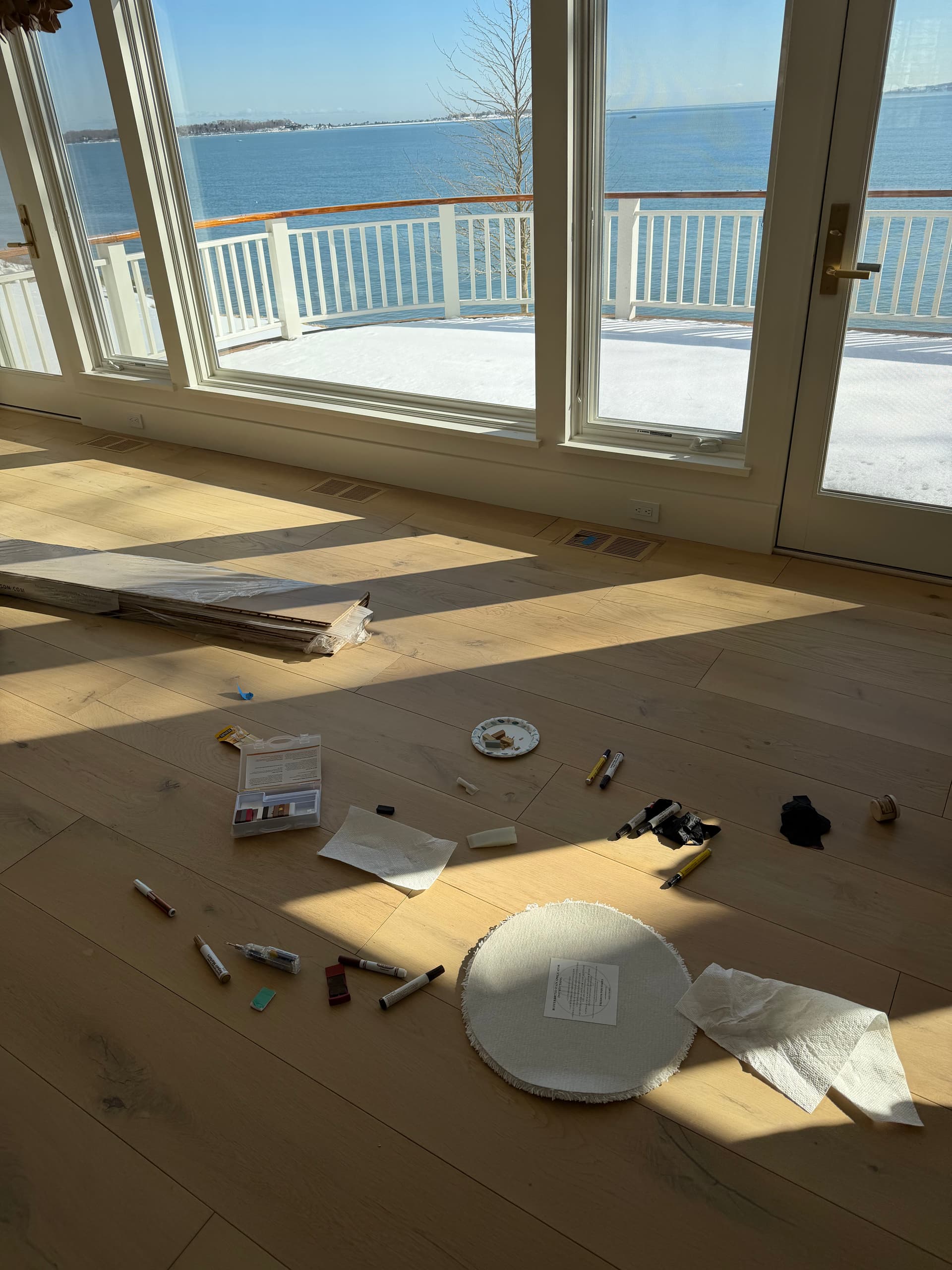 Beautiful Hardwood Floors Overlooking the Waterfront