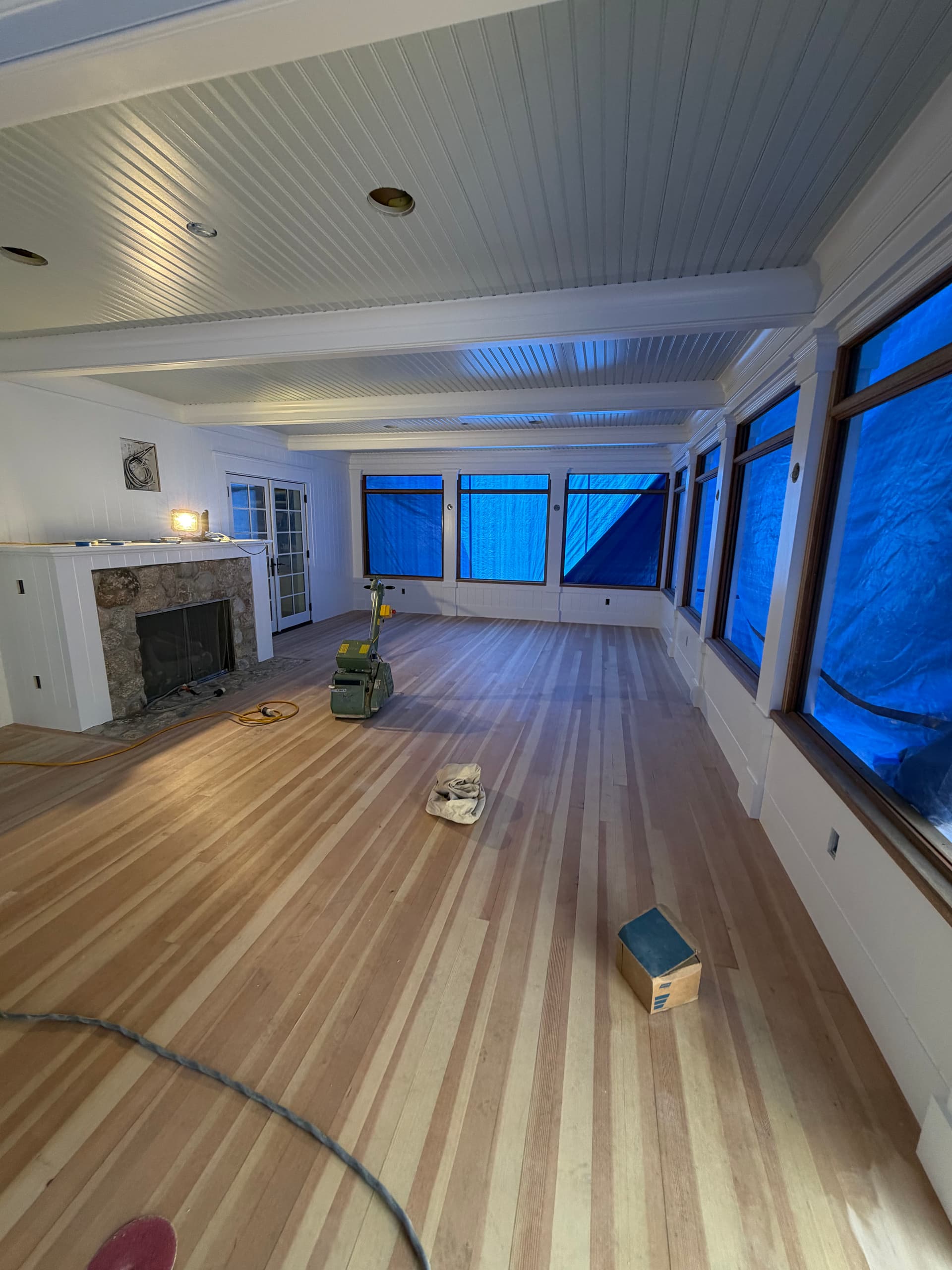 Hardwood Floor Refinishing Done Right - Sanded Smooth and Finished to Last image