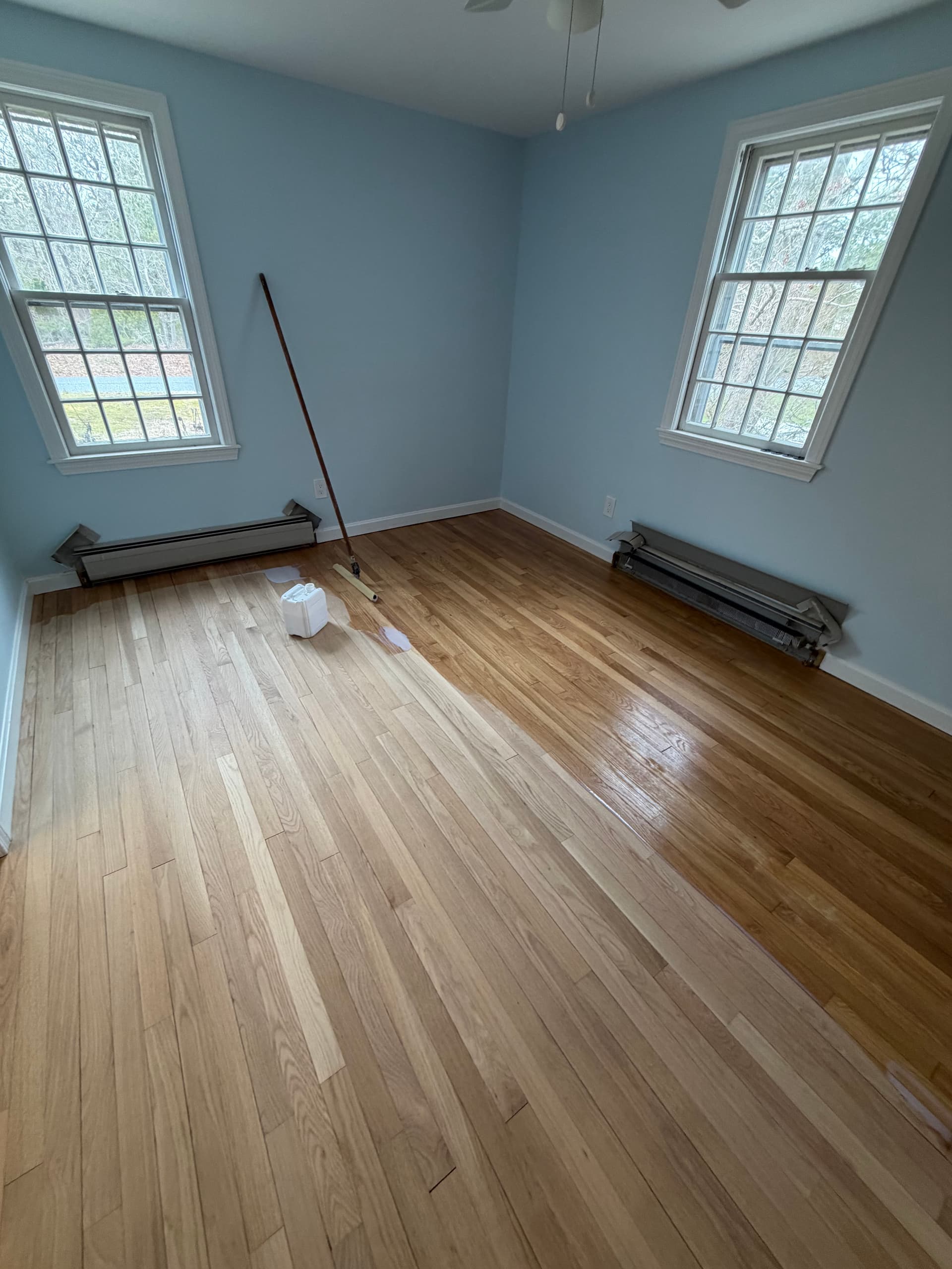 Gallery photos for Old Hardwood Floors Sanded and Finished with Loba Clear Coat: Image #1