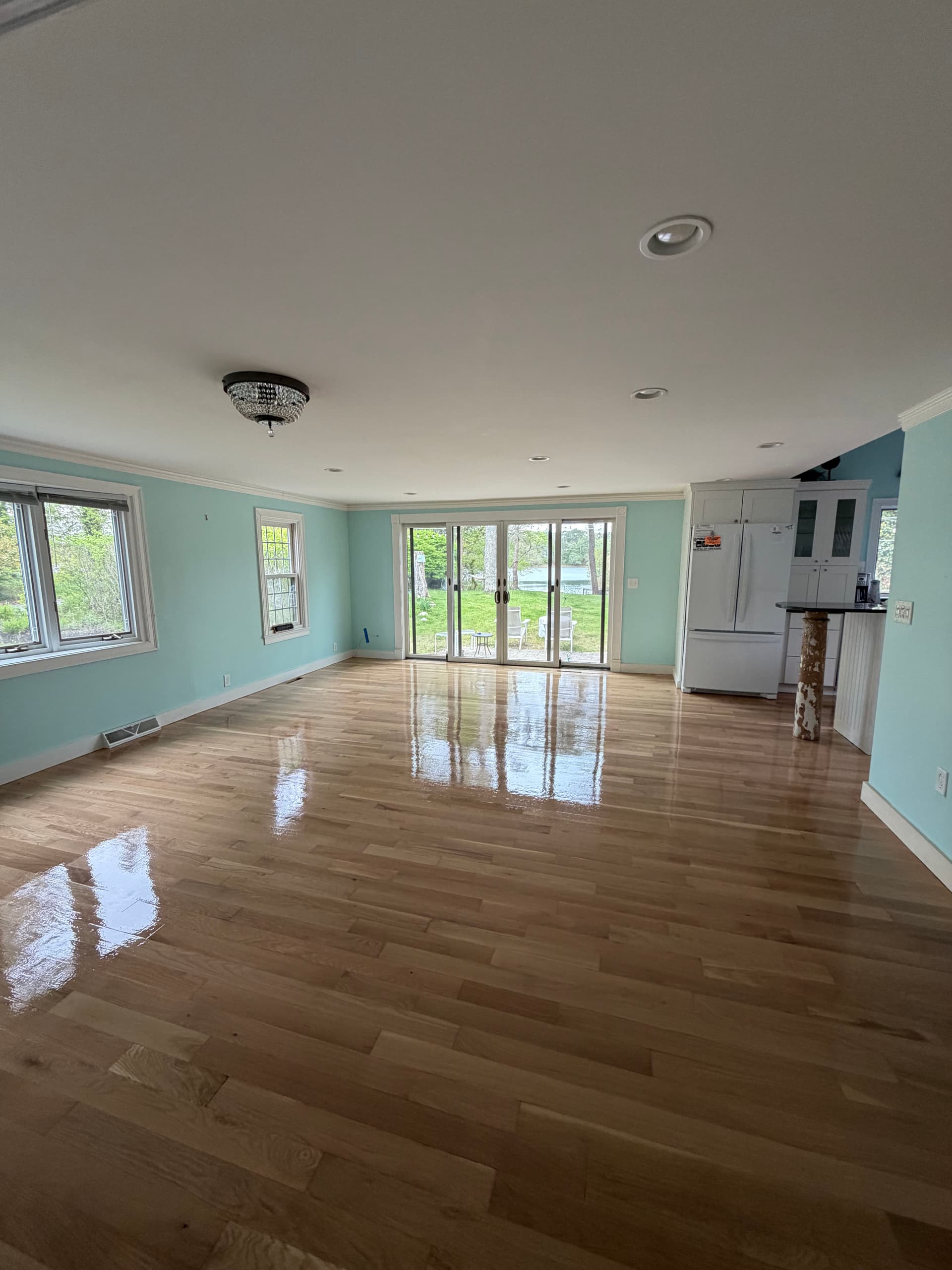 Gallery photos for Worn Hardwood Floors Sanded Down and Finished Fresh: Image #2