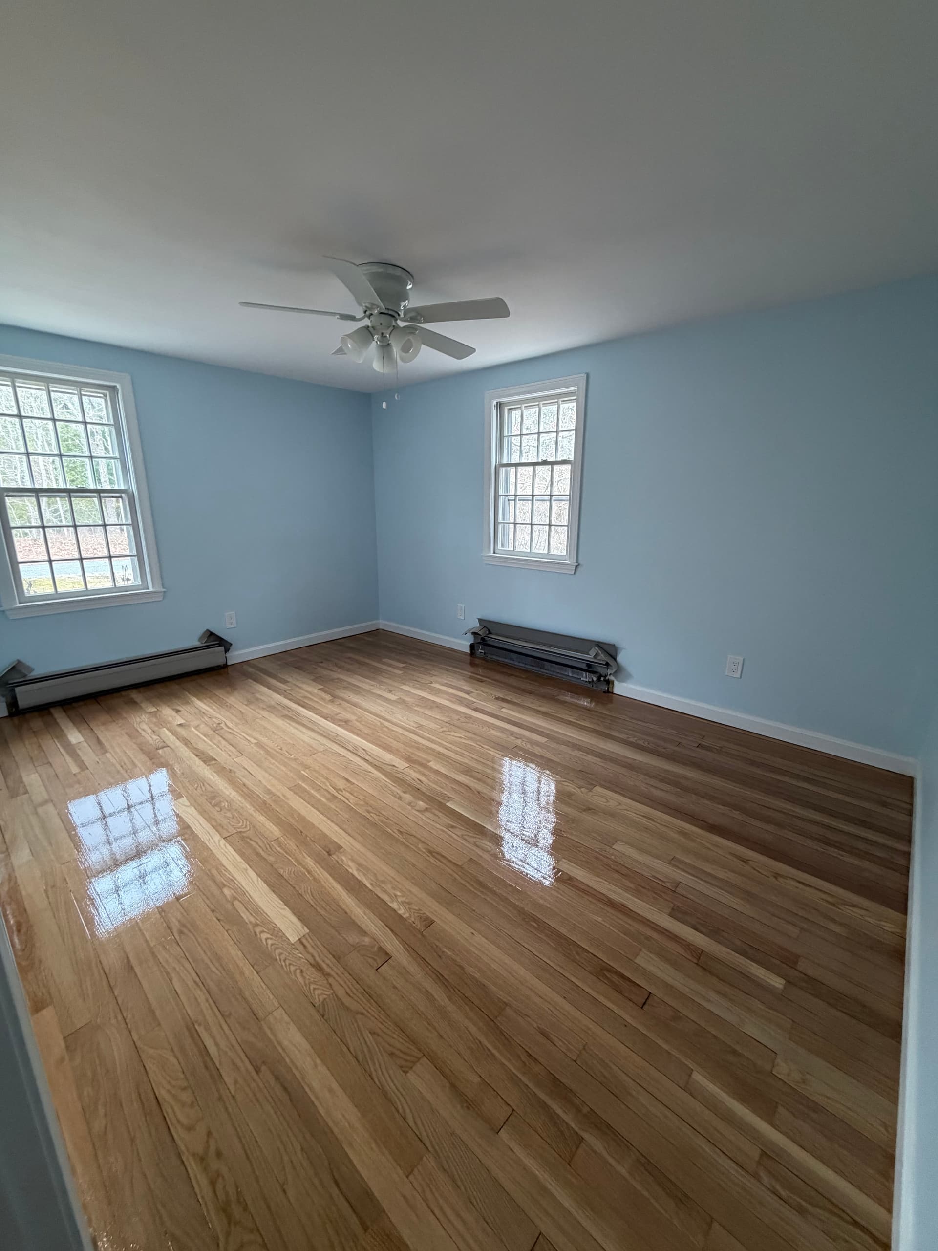 Gallery photos for Old Hardwood Floors Sanded and Finished with Loba Clear Coat: Image #2