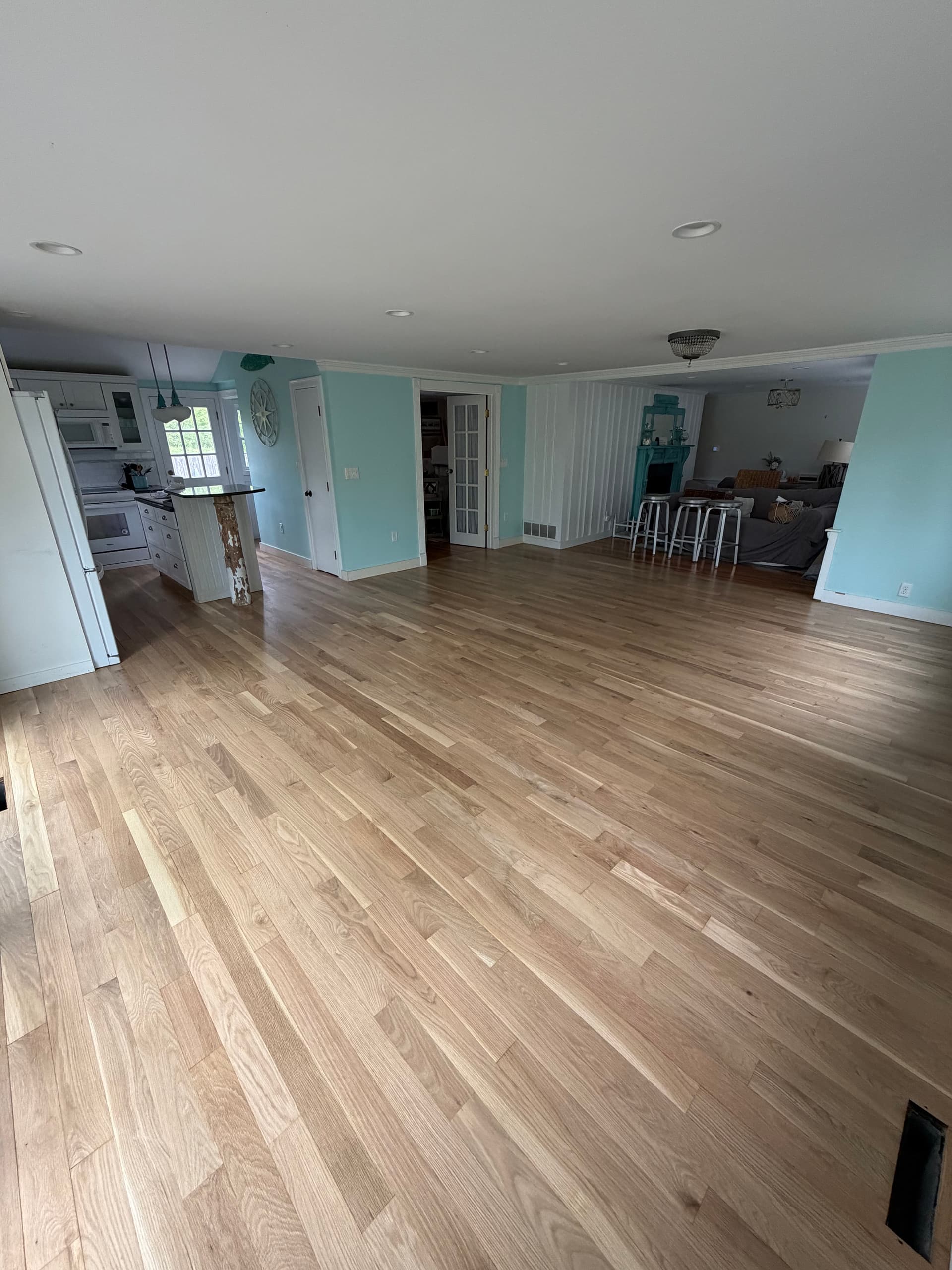 Gallery photos for Worn Hardwood Floors Sanded Down and Finished Fresh: Image #3