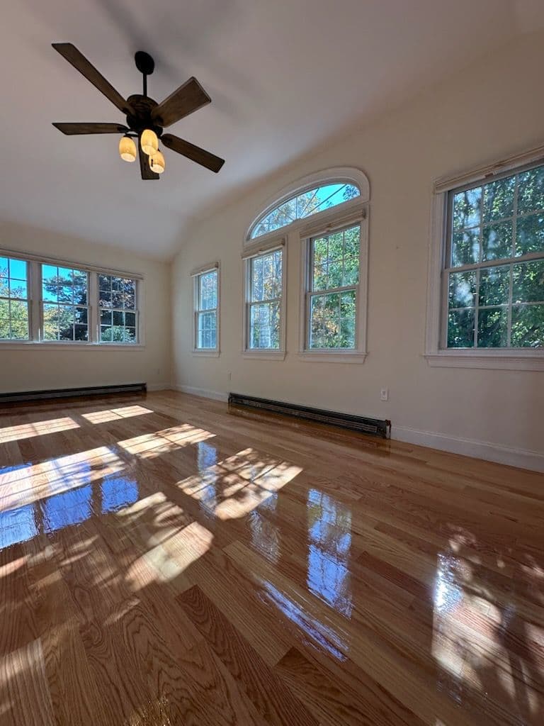 Project Satin Finish Hardwood Floors Enhance Home's Natural Light image