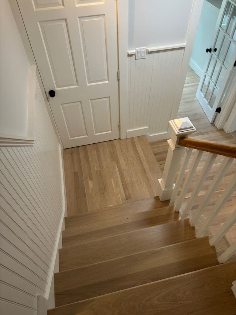 Gallery photos for White Oak Flooring and Staircase Installation: Image #3