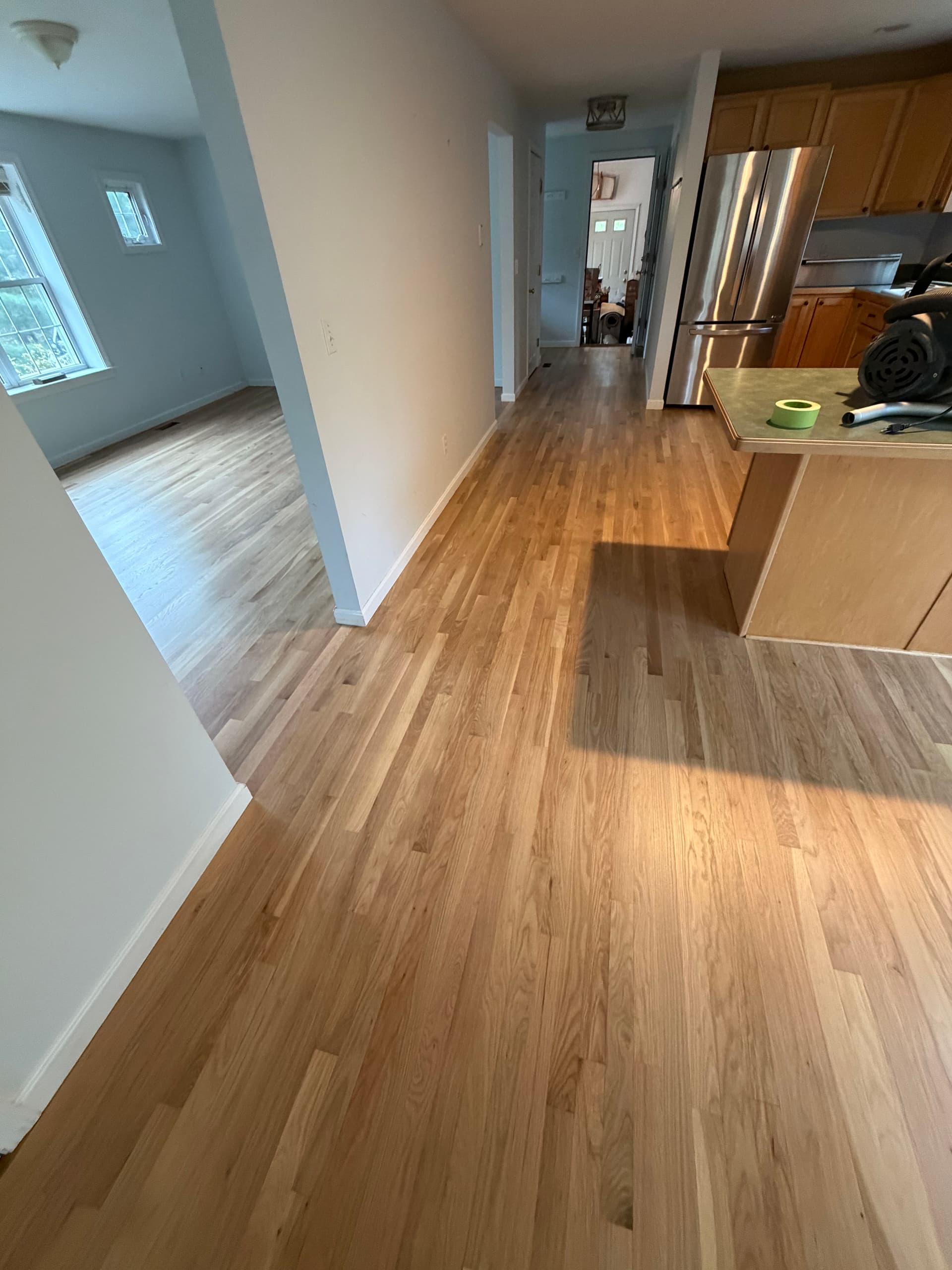 Gallery photos for Oak Hardwood Floors Refinished with Loba Finish: Image #1