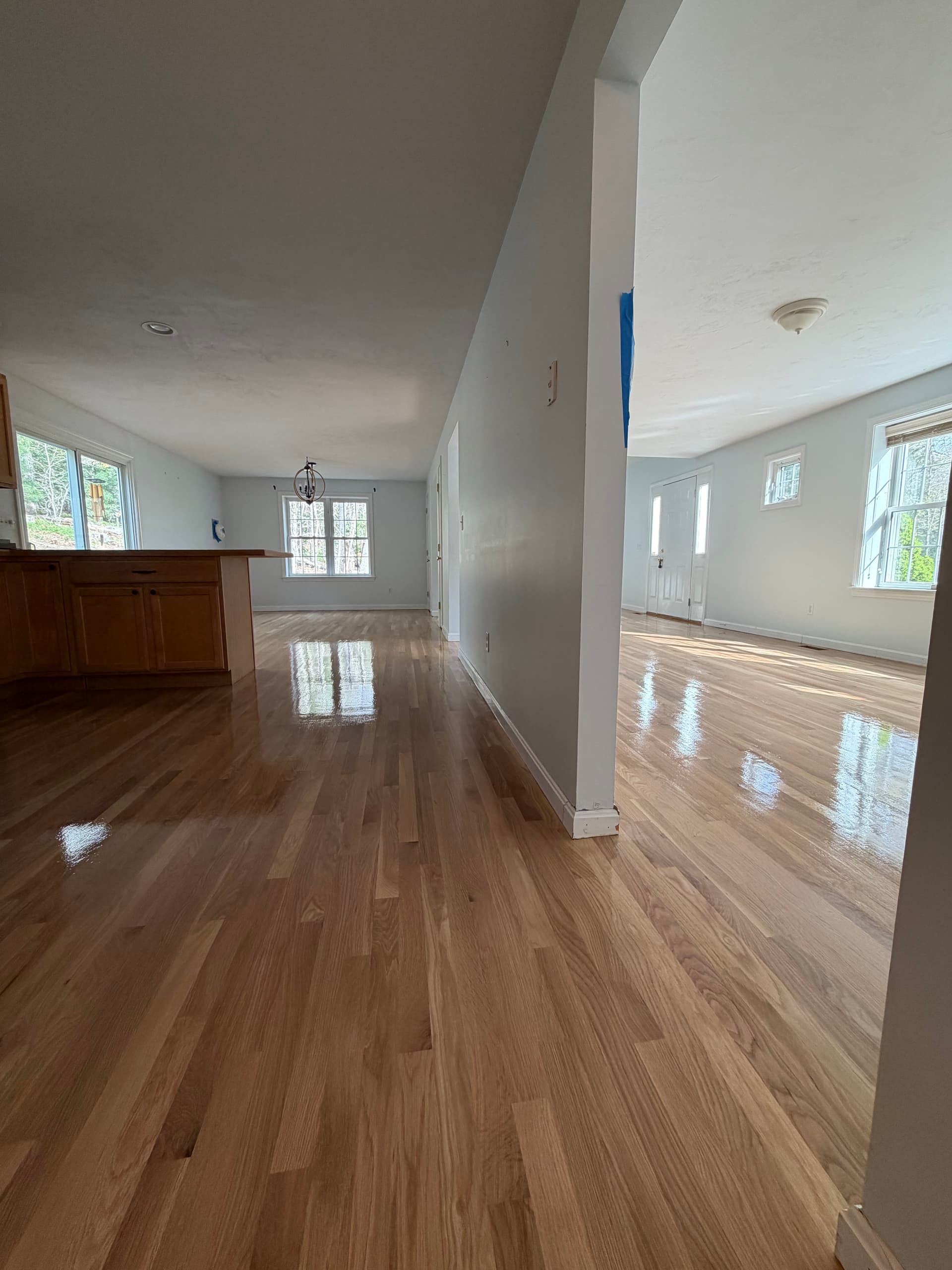 Gallery photos for Oak Hardwood Floors Refinished with Loba Finish: Image #2