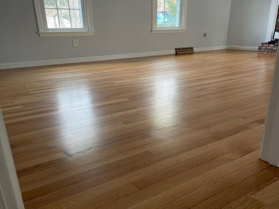 Hardwood floor installation in Brewster